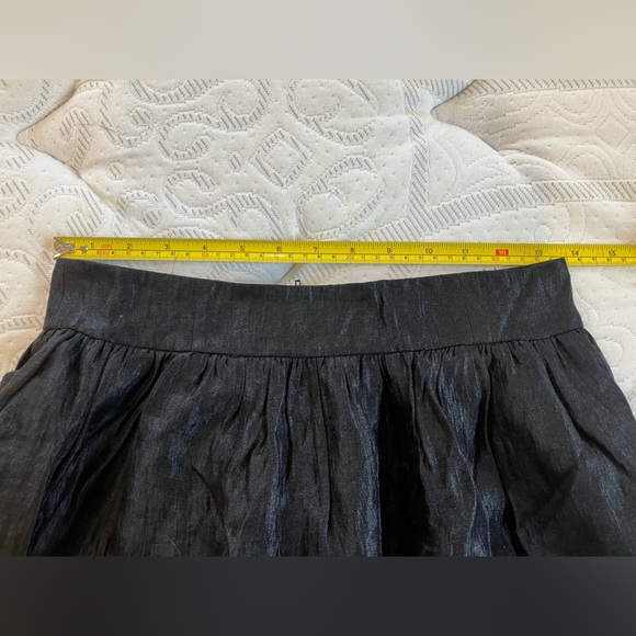 H&M Black Skirt with Light Shine - Size 8 - Picture 4 of 5